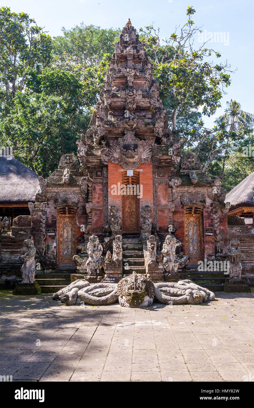 Indonesia Bali Ubud Monkey Forest tempio indù Foto Stock