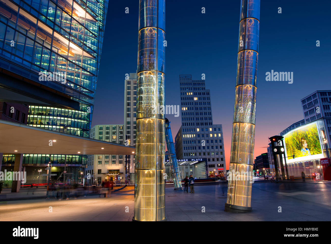 Potsdamer Platz di Berlino Foto Stock