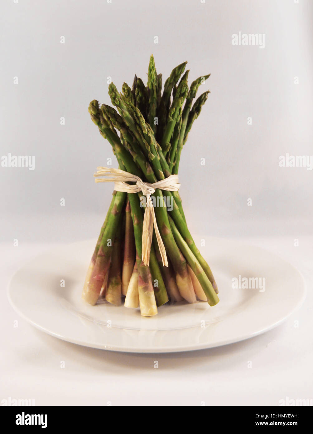 Freschi asparagi verdi Foto Stock