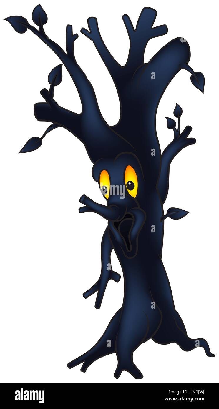 Albero scuro Ent Illustrazione Vettoriale