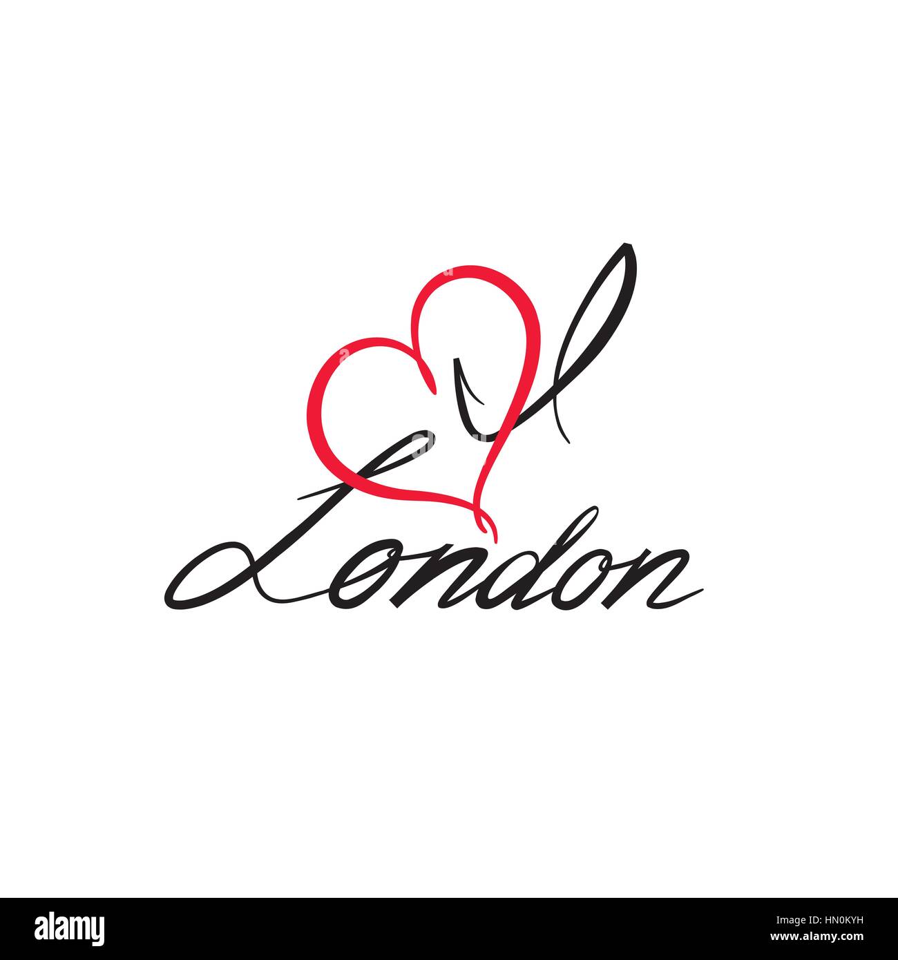 Londra segno lettere manoscritte. London city Tipografia Grafica. attrazione della capitale dell'inghilterra, disegnato a mano illustrazione vettoriale Illustrazione Vettoriale