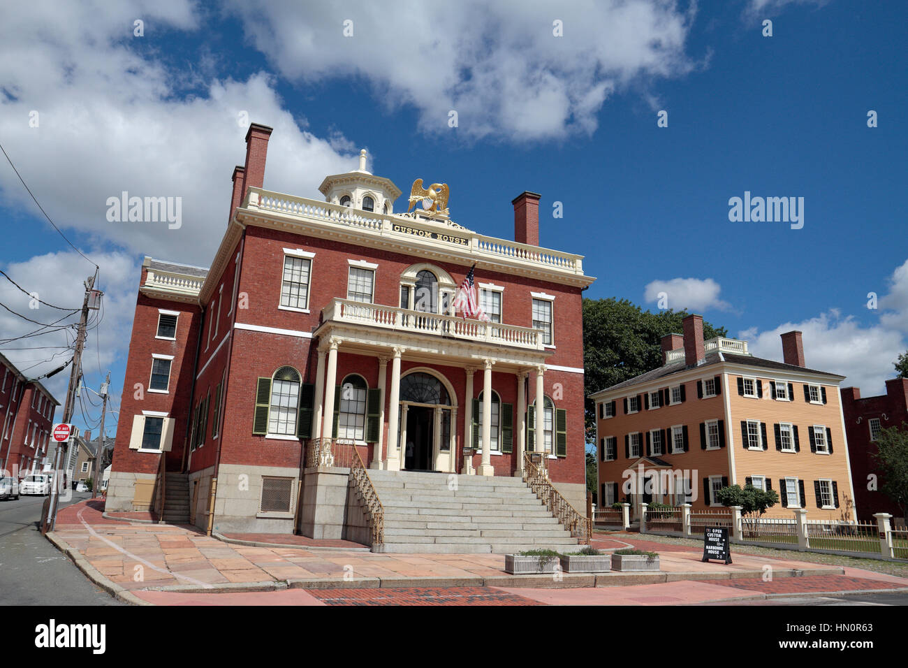 Custom House Salem Maritime National Historic Site, Salem, Massachusetts, Stati Uniti. Foto Stock