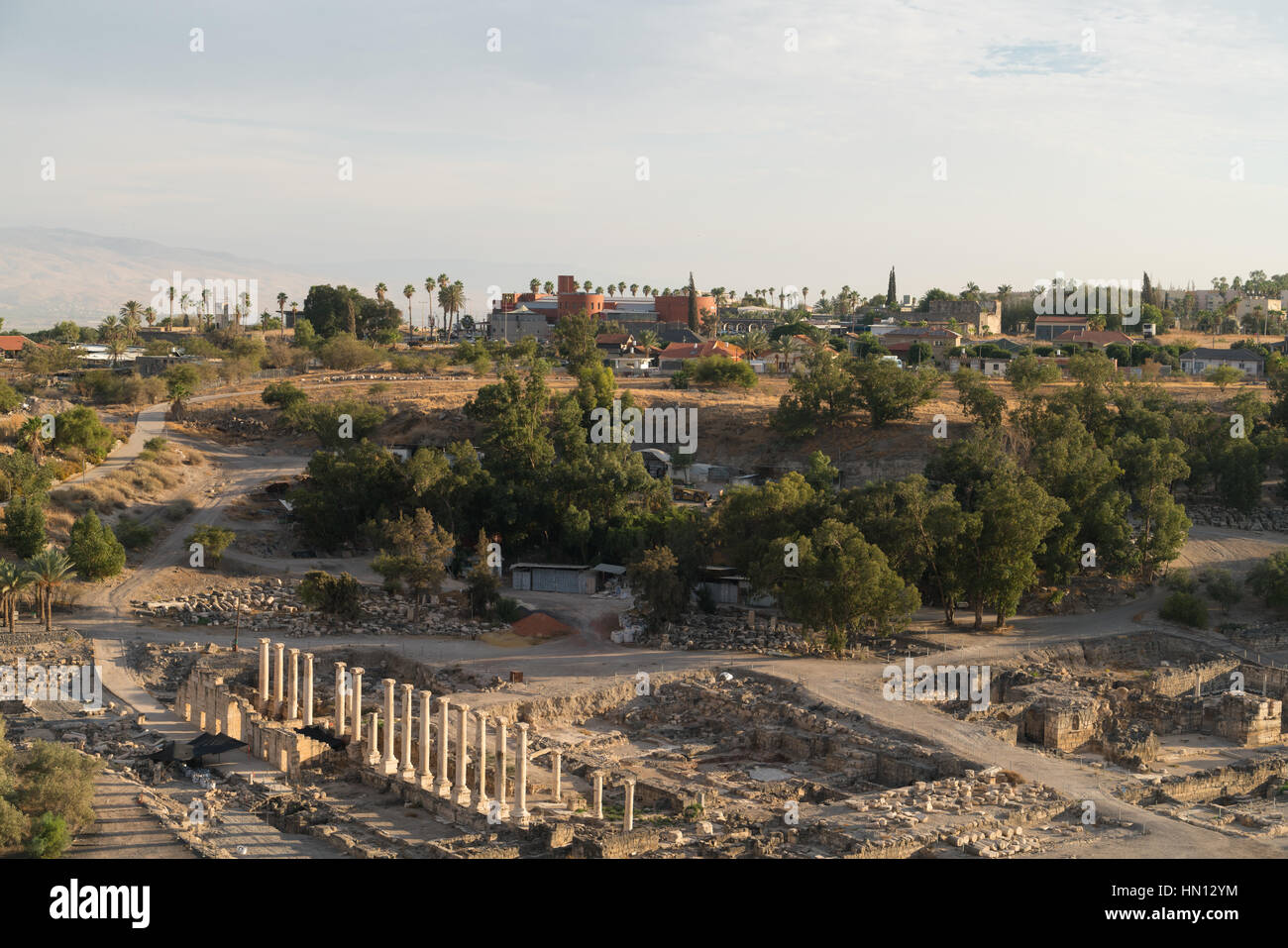 Bet Shean National Park (Scythopolis), Israele Foto Stock