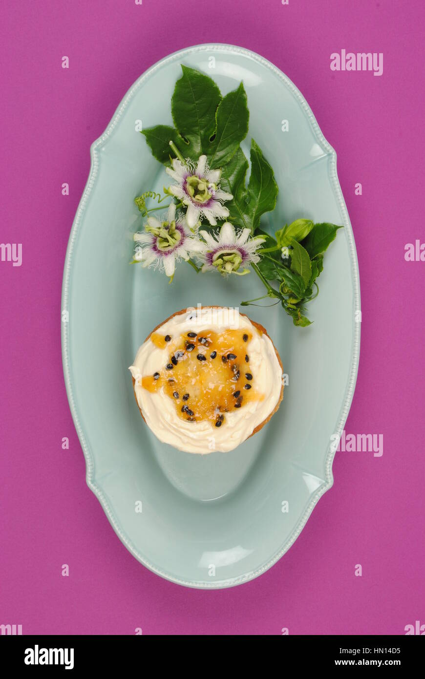 Frutti della passione tortine Foto Stock
