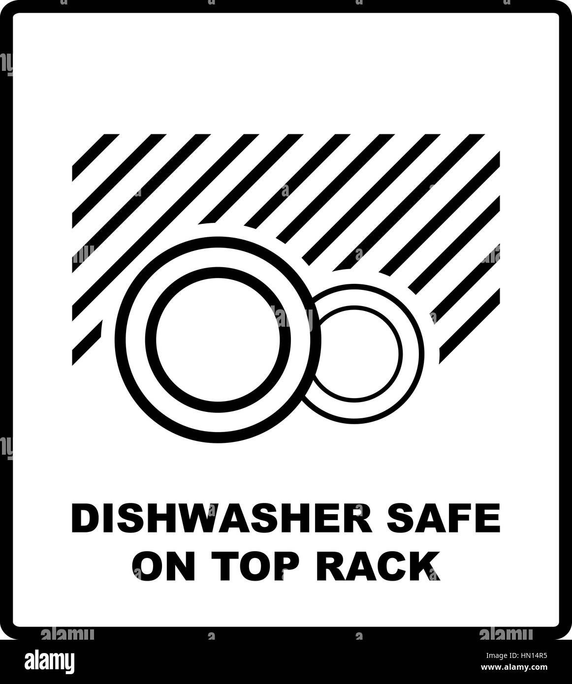 Lavabile in lavastoviglie sulla rastrelliera superiore simbolo isolato.  Lavabile in lavastoviglie segno isolato, illustrazione vettoriale. Simbolo  per l'uso in formato pacchetto design. Per uso su c Immagine e Vettoriale -  Alamy