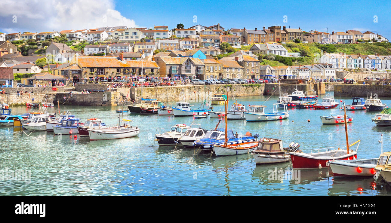 Porthleven, Cornwall, Regno Unito Foto Stock