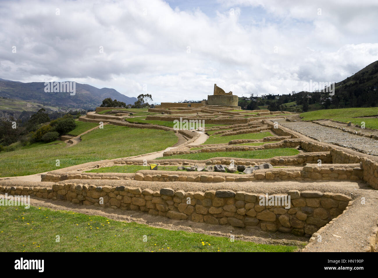Ingapirca inka resti in Ecuador Foto Stock