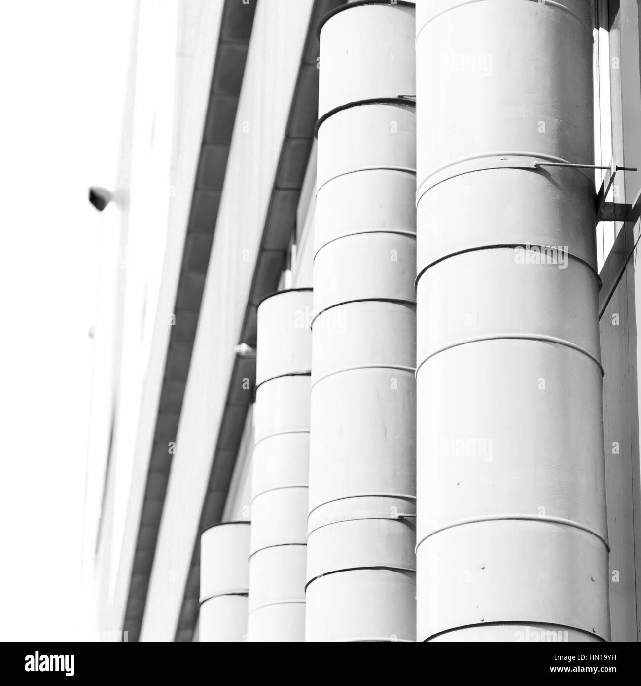 La sfocatura in Sud Africa pipeline aziendale industriale il concetto di lavoro Foto Stock