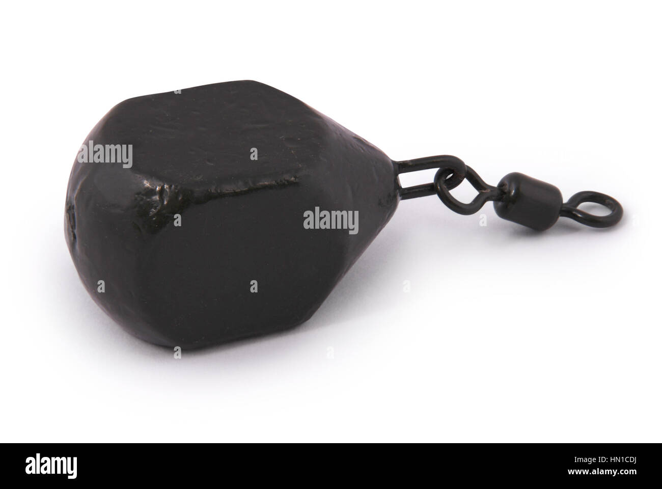 La pesca platina isolato su bianco. Percorso di clipping incluso Foto Stock