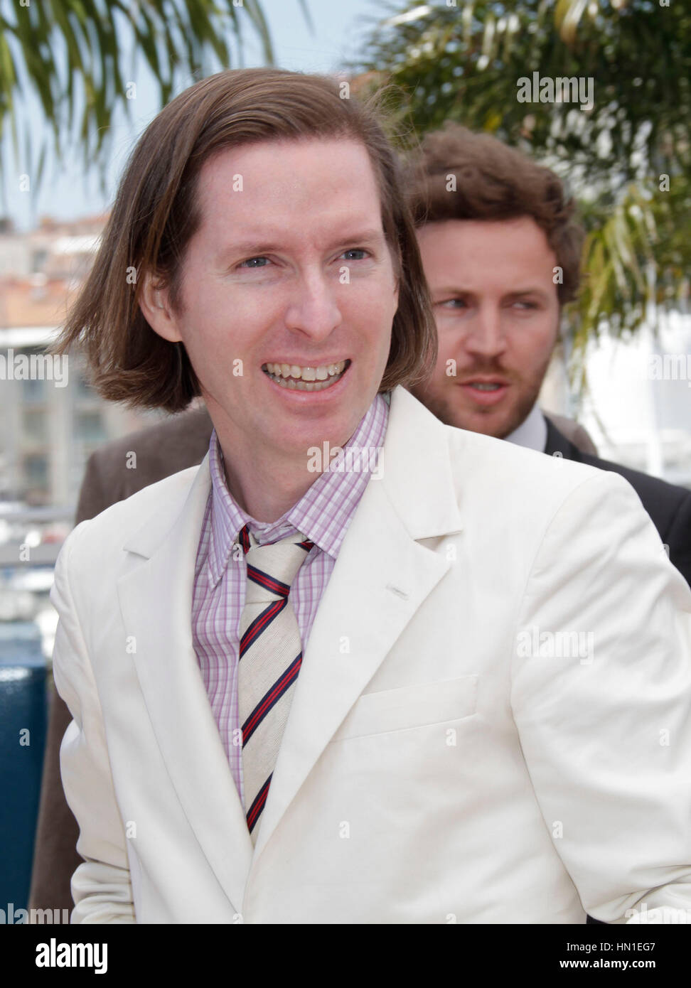 Direttore di Wes Anderson arriva a la foto chiamata per il film, 'Moonrise unito" durante il sessantacinquesimo Cannes Film Festival di Cannes, Francia il 16 maggio 2012. Foto di Francesco Specker Foto Stock