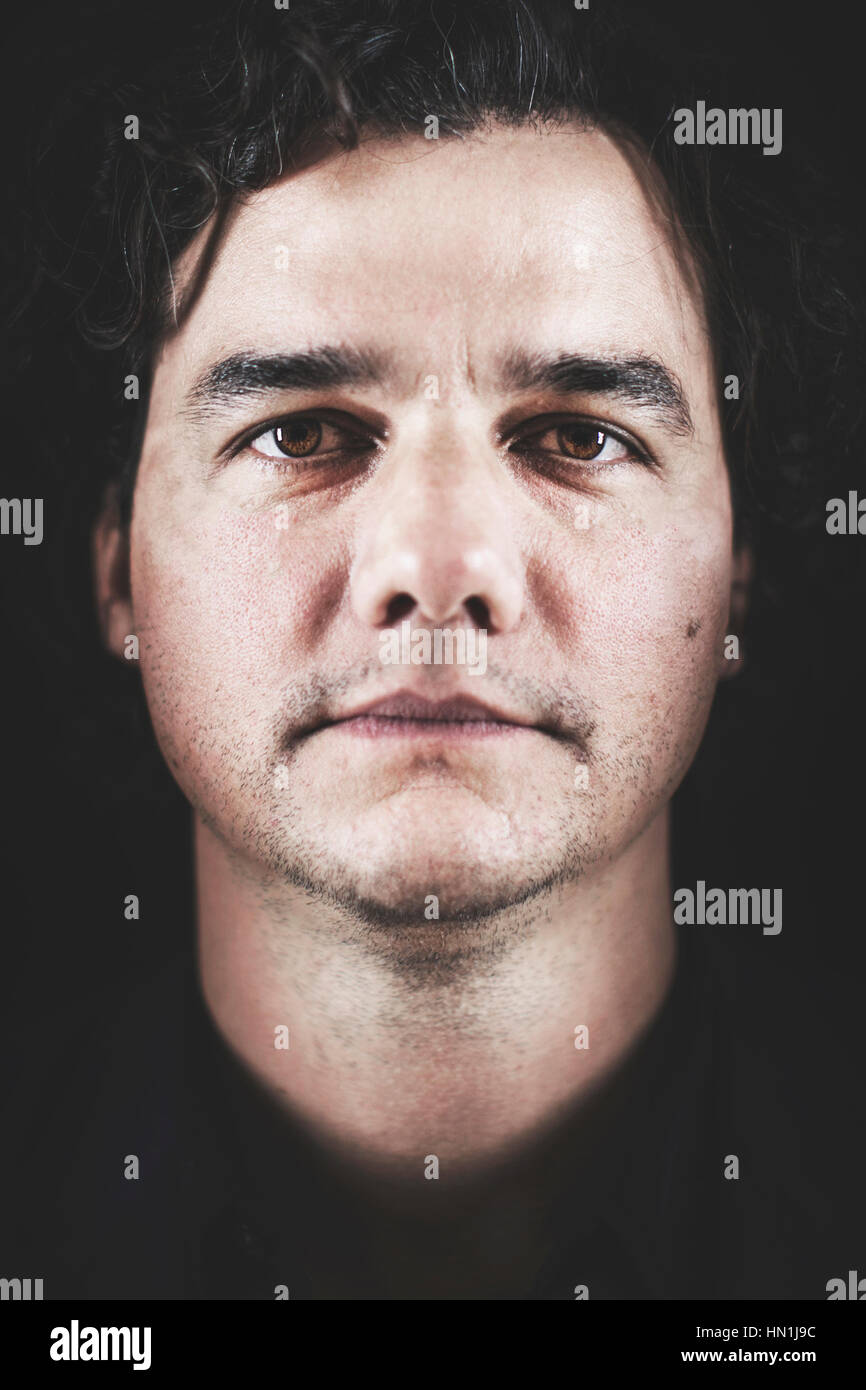 Il brasiliano attore Wagner Moura ritratte in Colombia durante la produzione del popolare Netflix-serie Narkos. Wagner Moura svolge un ruolo di primo piano come Foto Stock