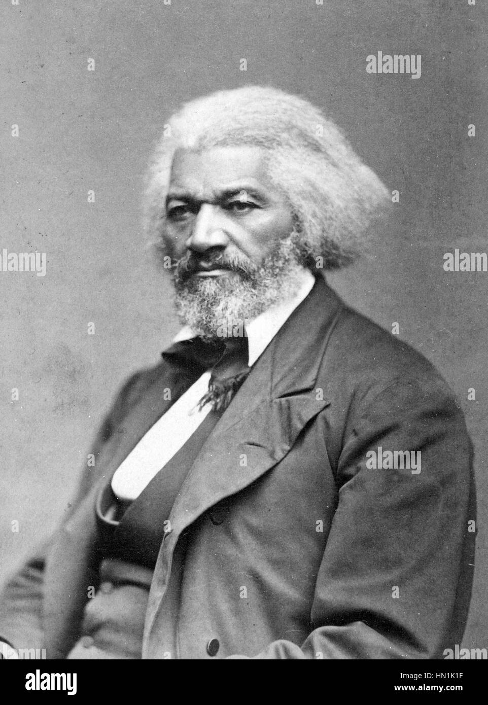 FREDERICK DOUGLASS (1818-1895) afro-americano di riformatore sociale circa 1874. Foto Stock