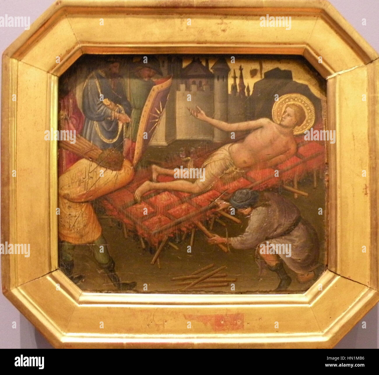 Nardo - martyre de Saint Laurent Foto Stock