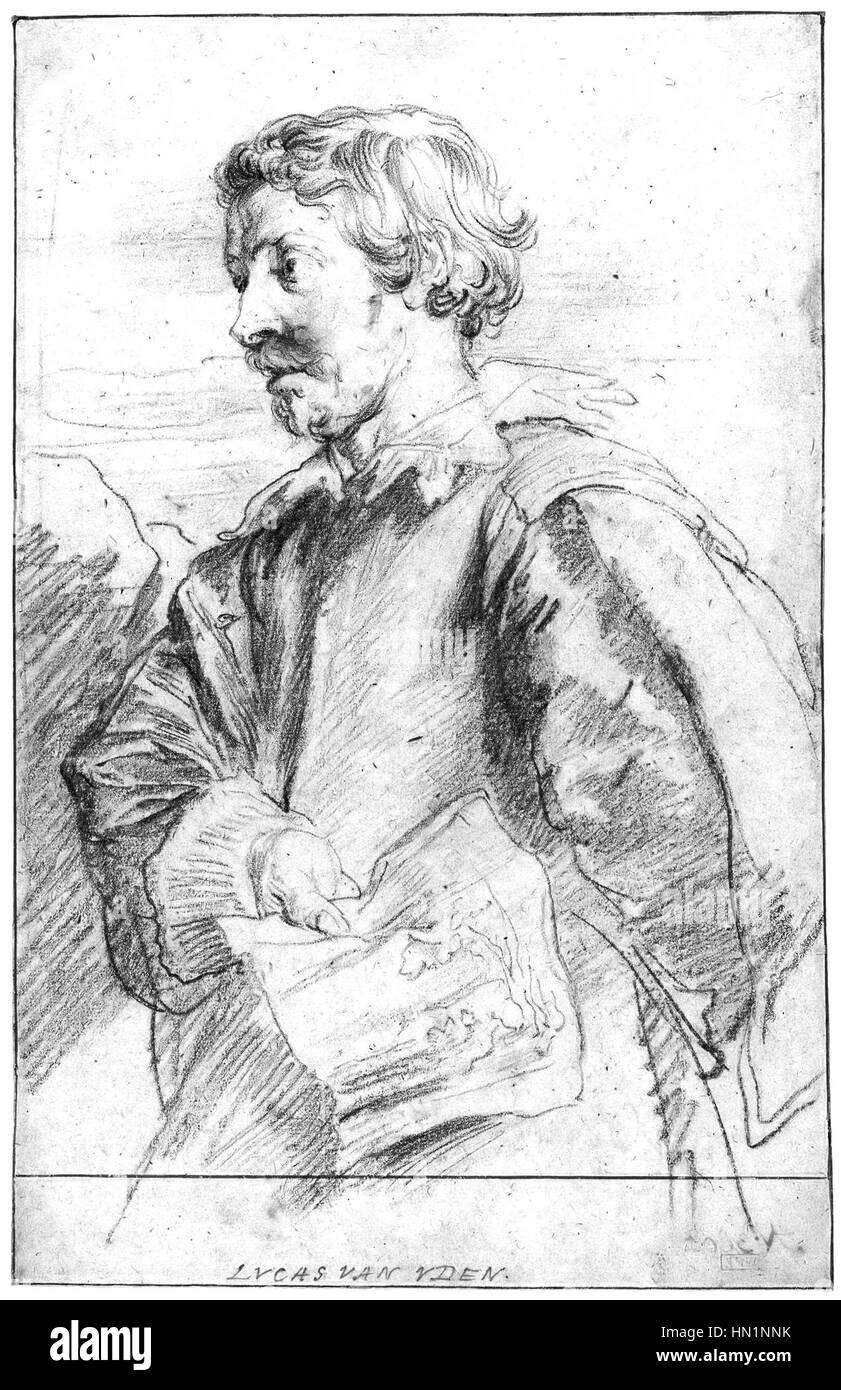 Lucas Van Uden, da Anthony van Dyck Foto Stock