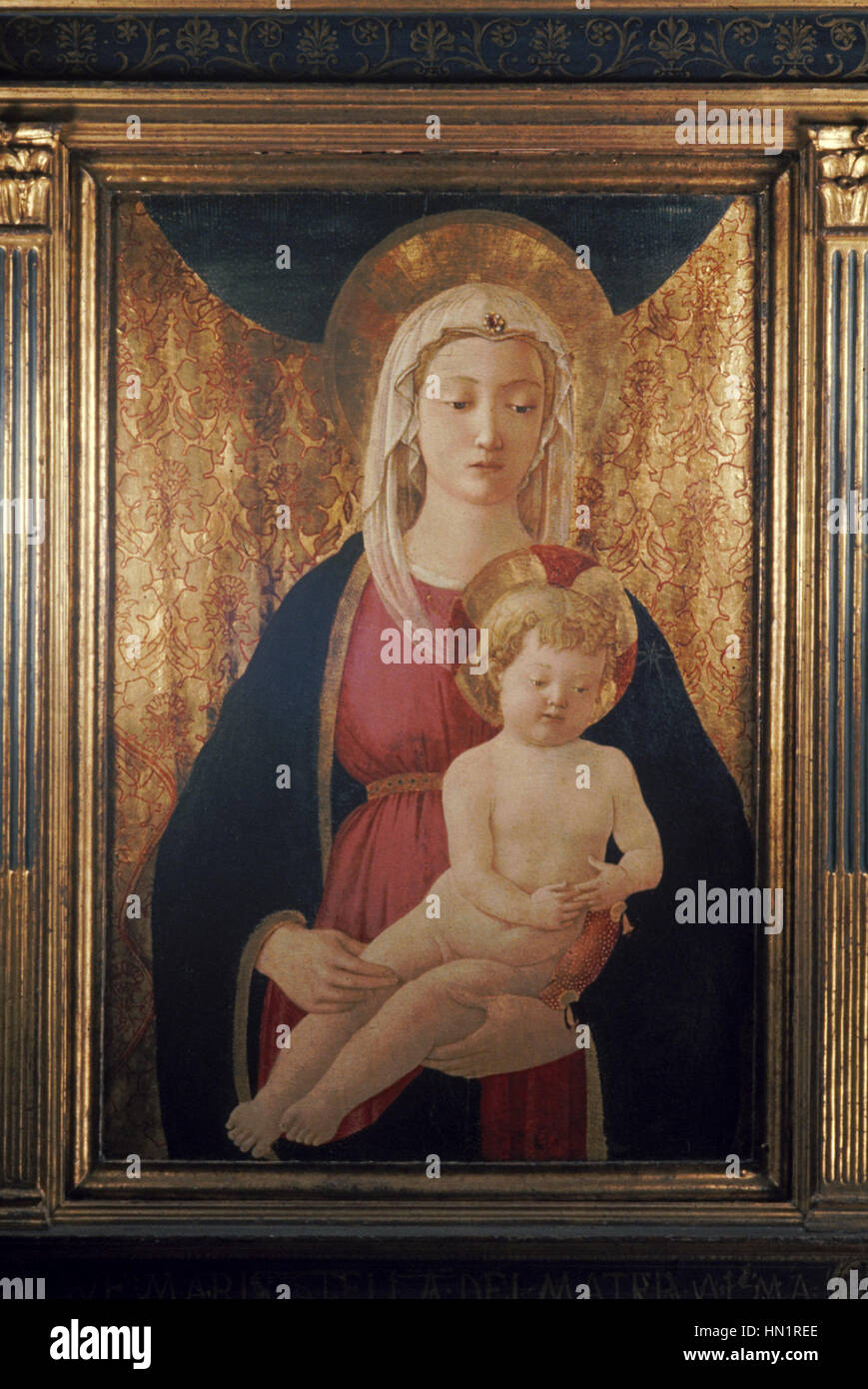 Maestro della Natività di Castello - Madonna e Bambino - Walters 371163 Foto Stock