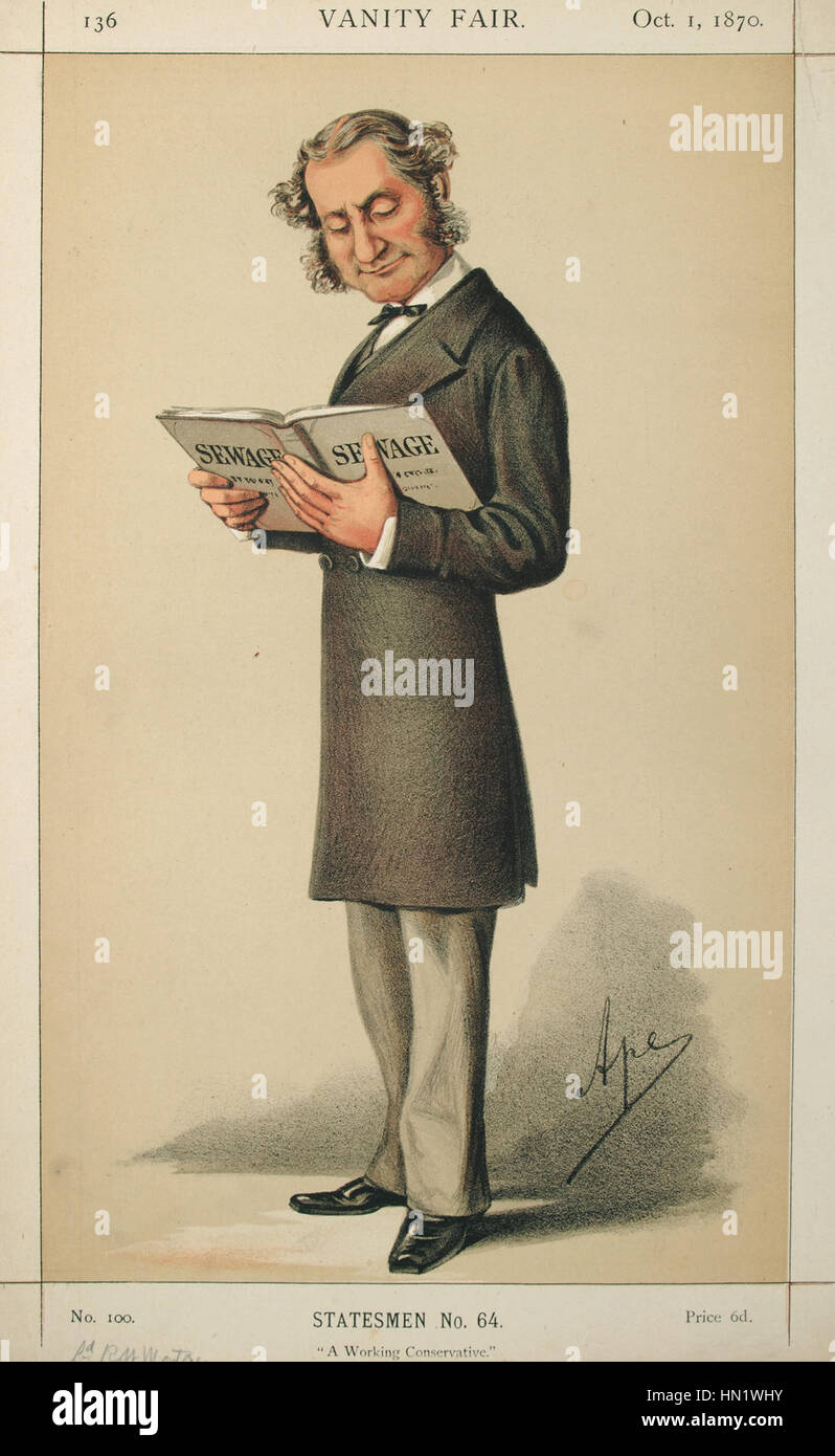 Robert Montagu, Vanity Fair, 1870-10-01 Foto Stock