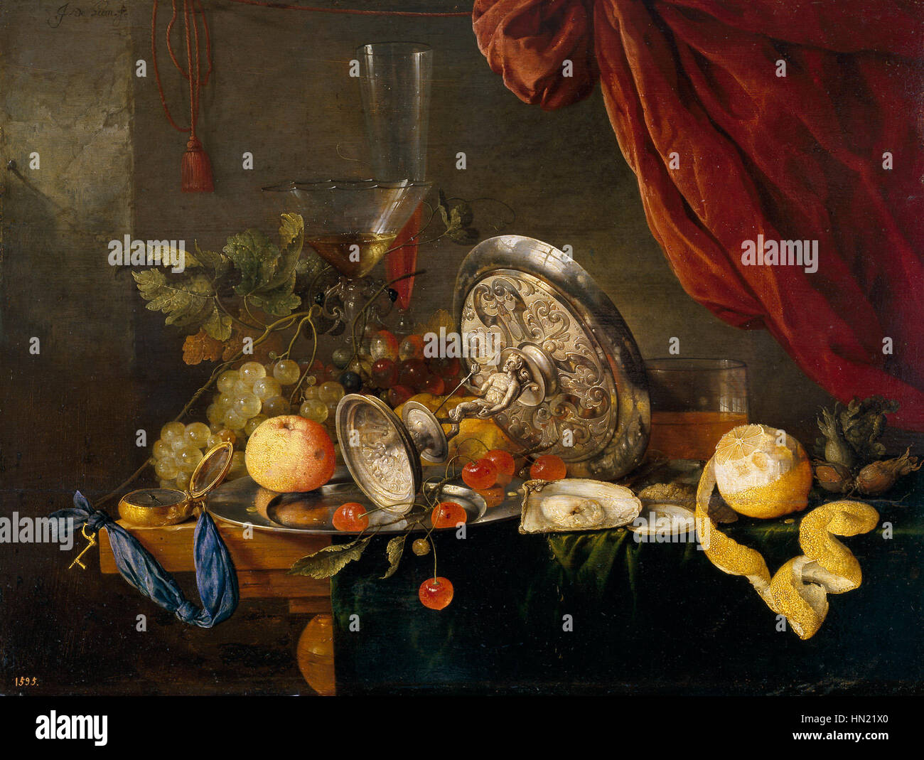 Mesa (Jan Davidsz de Heem) Foto Stock