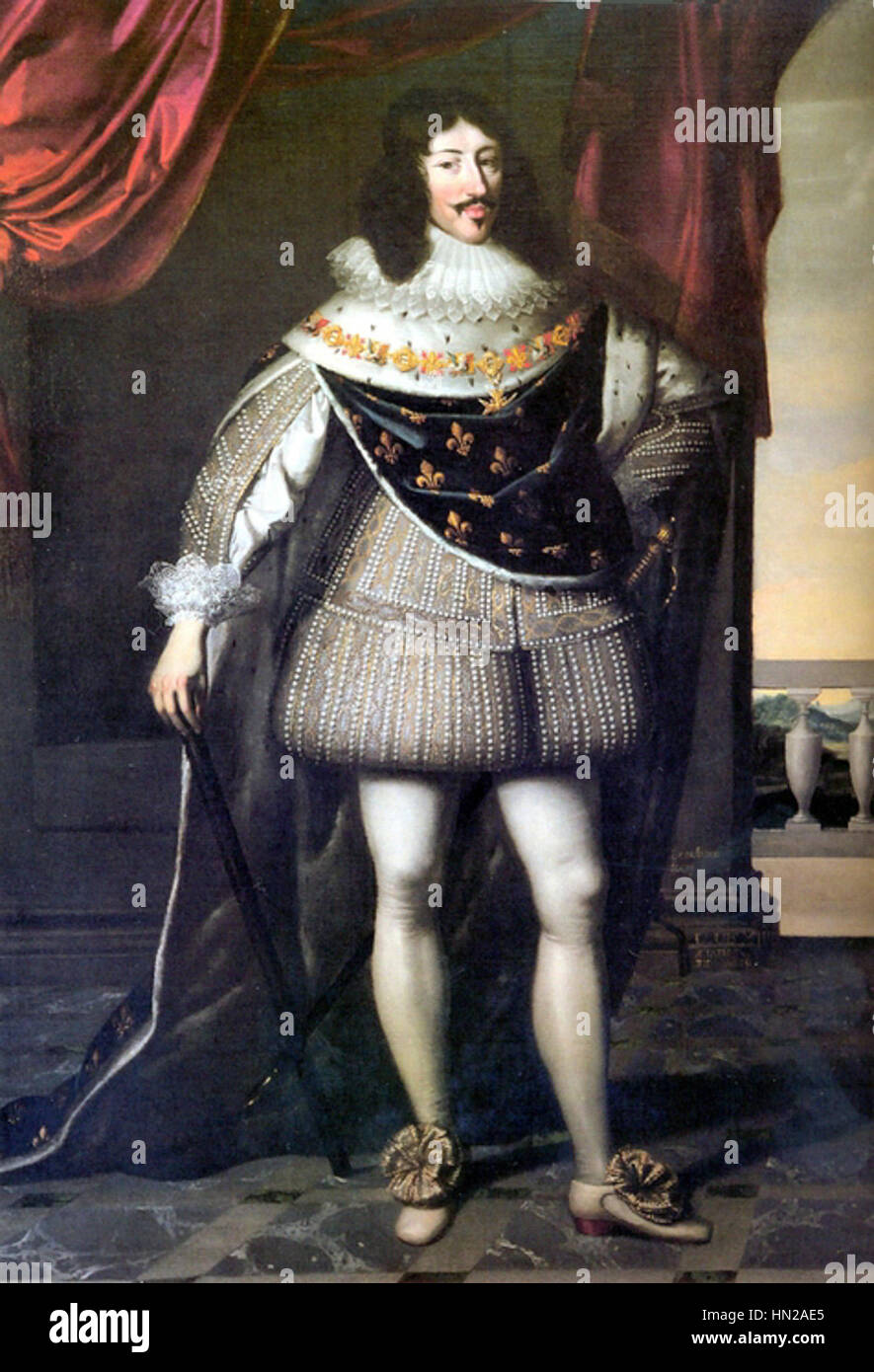 Louis XIII roi de France Foto Stock