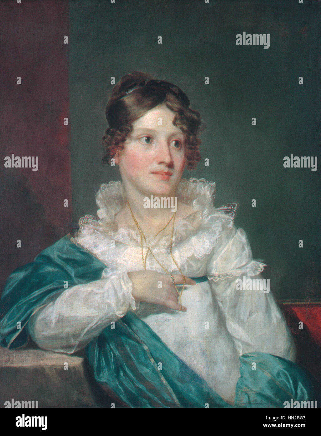 Samuel Morse (1791-1872), artista e inventore americano, è meglio conosciuto per il suo dipinto "Galleria del Louvre" e per la sua invenzione del telegrafo. La sua duplice eredità abbraccia sia l'arte che la tecnologia. Foto Stock