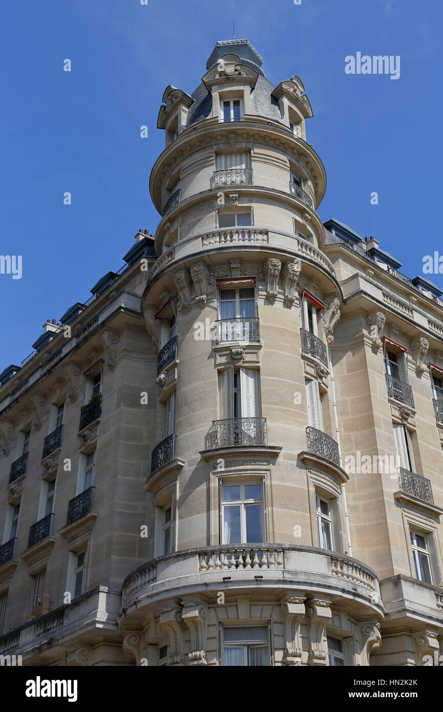 Benjaman la casa di Franklin, Parigi Francia, angolo Raynouard e rue cantante nel quartiere di Passy vissuto qui 1777-1785, PARIGI FRANCIA Foto Stock