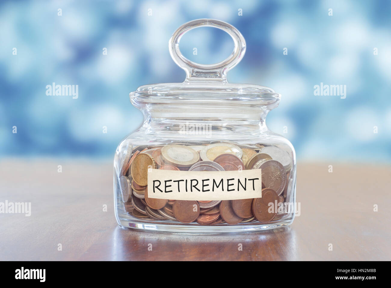 risparmio di pensione Foto Stock