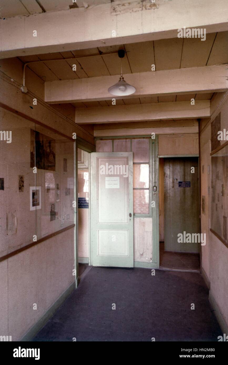 La casa di Anna Frank in Niestadt. La camera da letto del xx secolo Paesi Bassi - Seconda Guerra Mondiale Foto Stock
