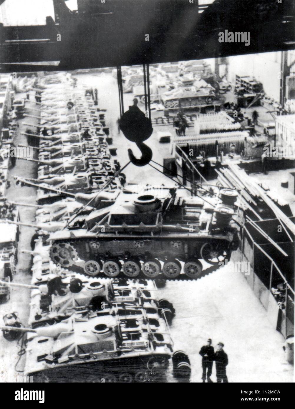 Terzo Reich fabbrica di guerra la seconda guerra mondiale la Germania - Seconda Guerra Mondiale Foto Stock