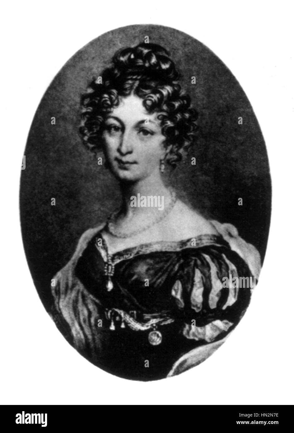 Alexander Pushkin della vita (1799-1837) Ritratto di Eliza Vorontzov del XIX secolo la Russia Foto Stock Alexander Pushkin della vita (1799-1837) Ritratto di Eliza Vorontzov del XIX secolo la Russia Foto Stock