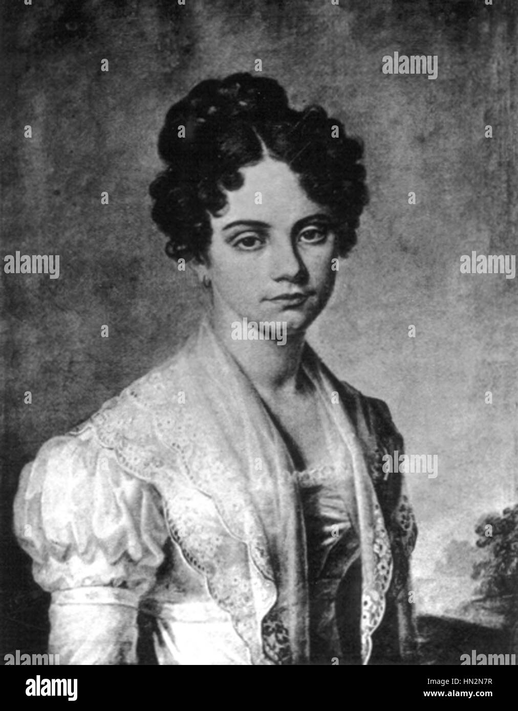 Alexander Pushkin della vita (1799-1837) Ritratto di M.N. Bolkovski del XIX secolo la Russia Foto Stock Alexander Pushkin della vita (1799-1837) Ritratto di M.N. Bolkovski del XIX secolo la Russia Foto Stock