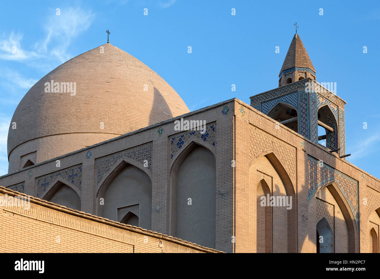 I dettagli architettonici della Cattedrale di Vank, Isfahan, Iran Foto Stock