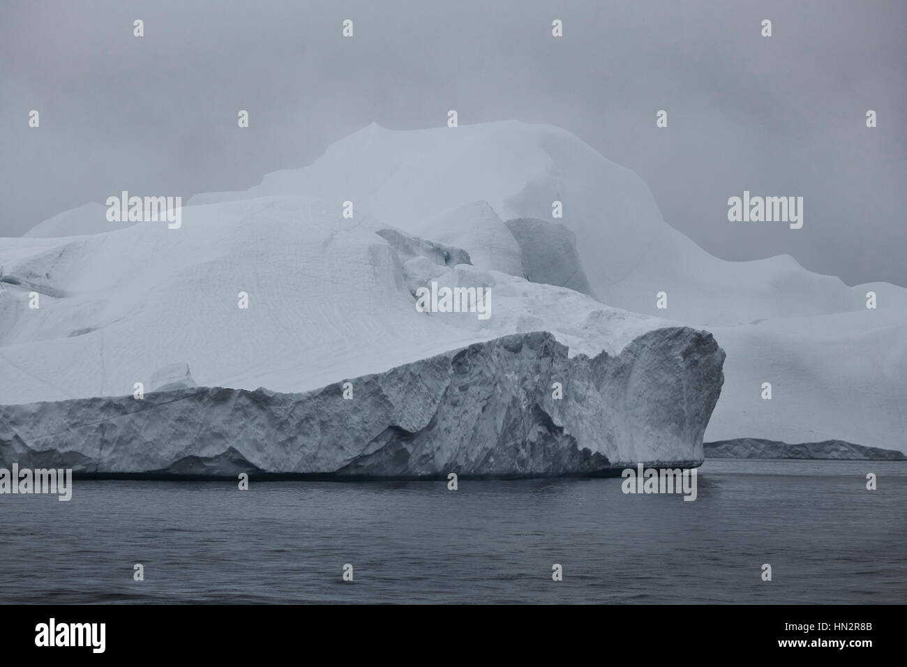 Iceberg Disko bay Groenlandia Foto Stock