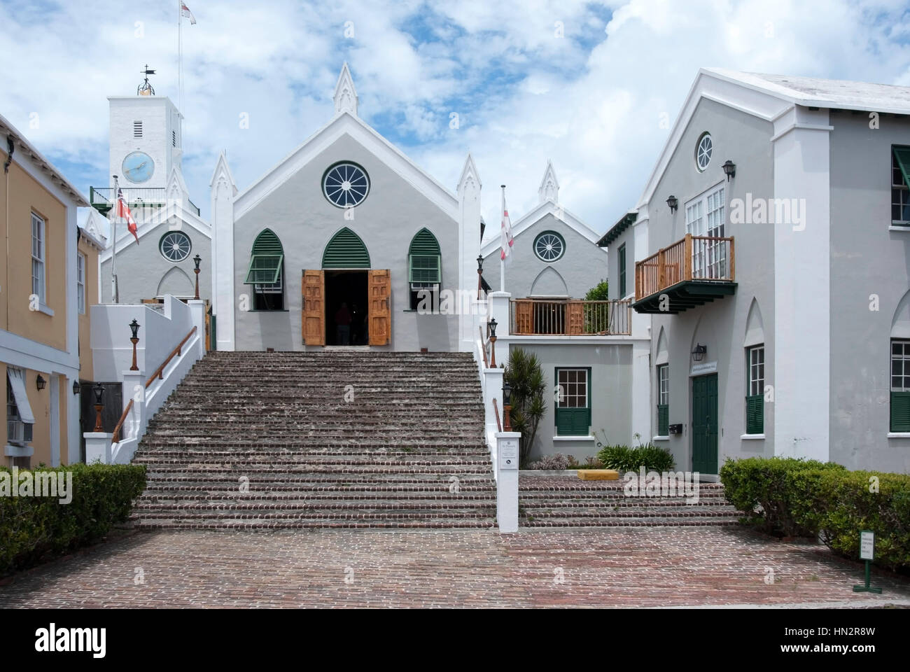 St Peters Loro Maestà Chappel St Georges Bermuda Foto Stock