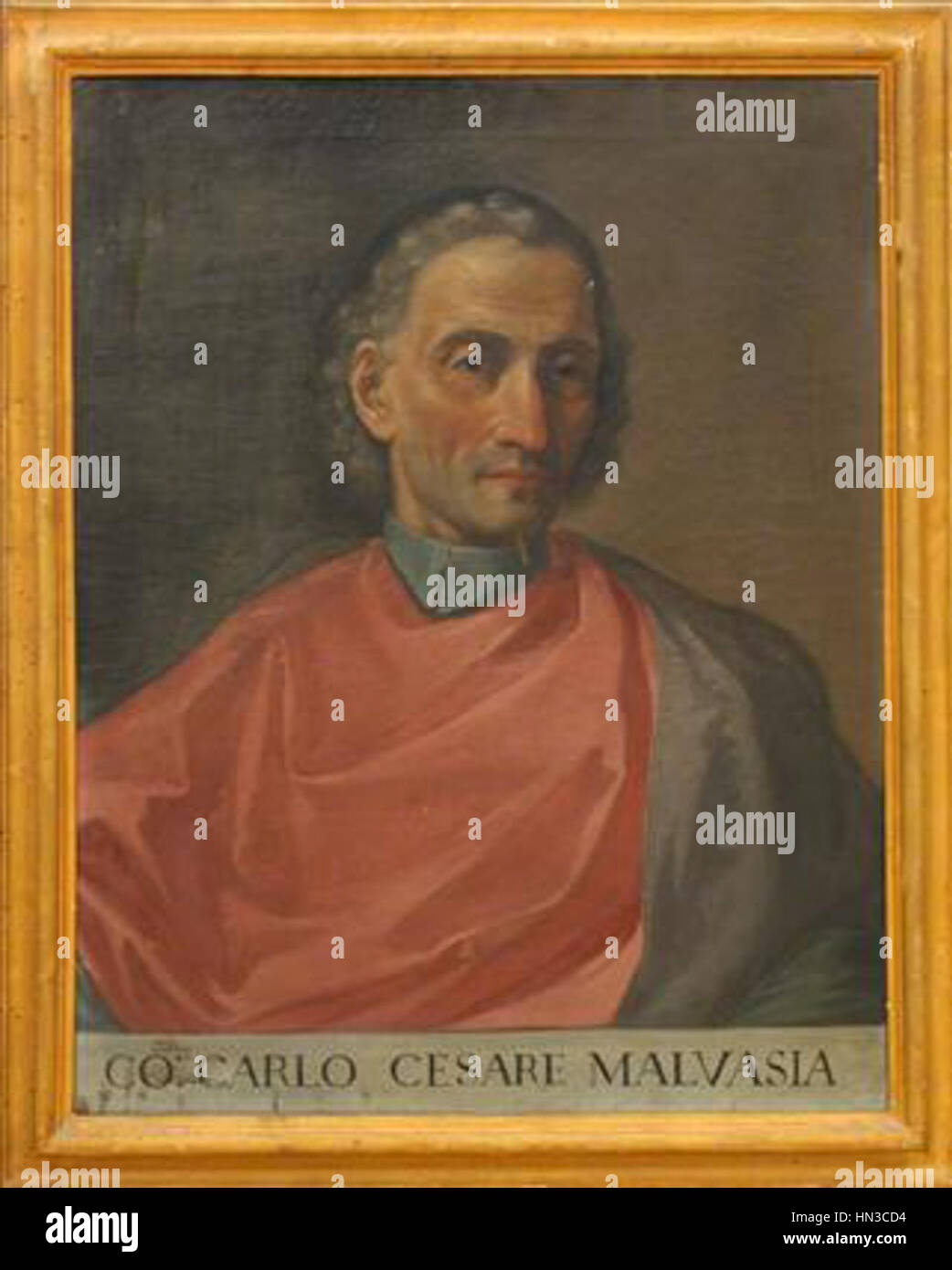 Carlo Cesare Malvasia è stato uno storico dell'arte italiano, noto per la sua influente opera Felsina Pittrice, che fu uno studio pionieristico della pittura bolognese. I contributi di Malvasia alla storia dell'arte si concentrarono sugli artisti di Bologna e sulle loro tecniche. Foto Stock