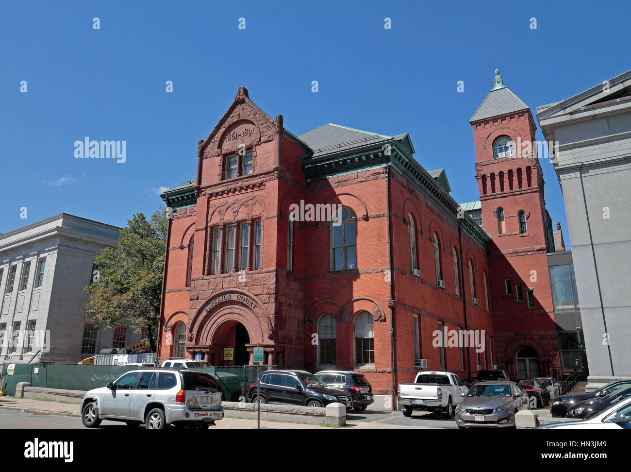 La contea di Essex corte superiore, Federale St, Salem, Massachusetts, Stati Uniti. Foto Stock