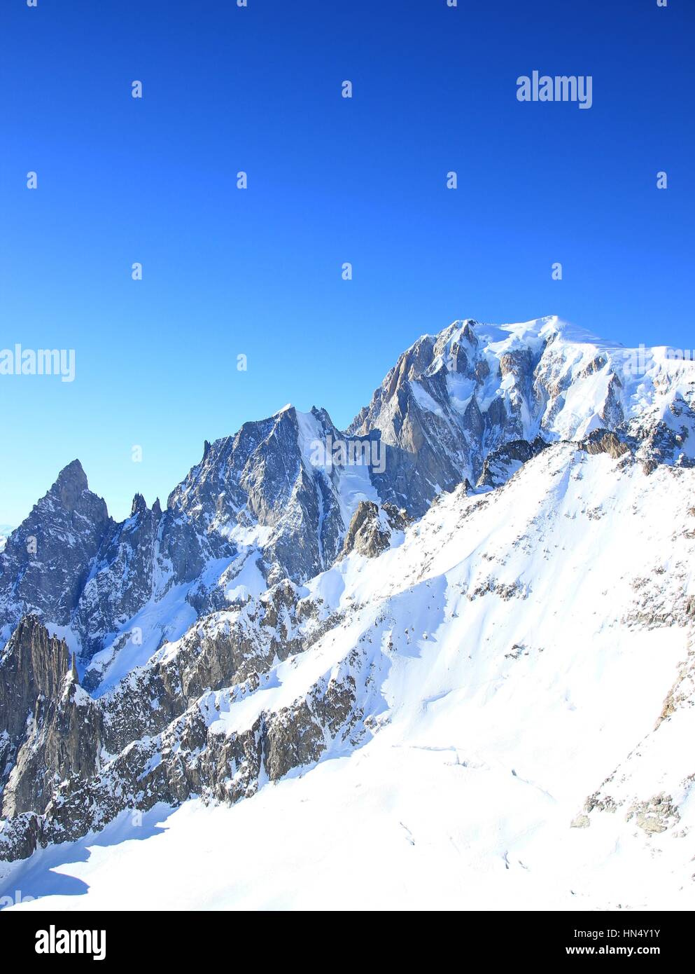 Mont Blanc Foto Stock