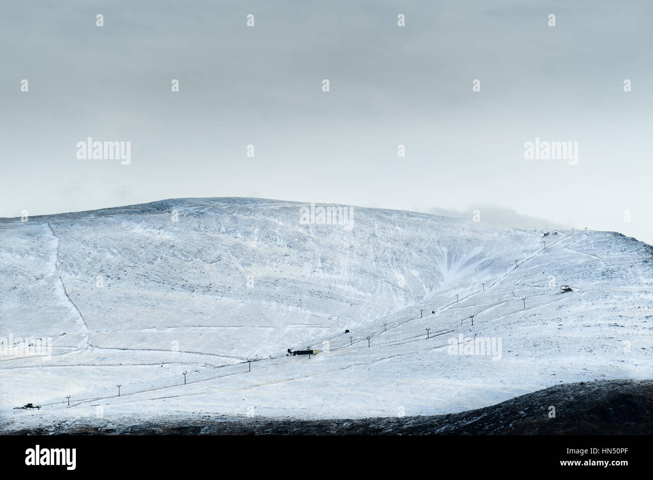 Aonach Mor piste da sci Foto Stock