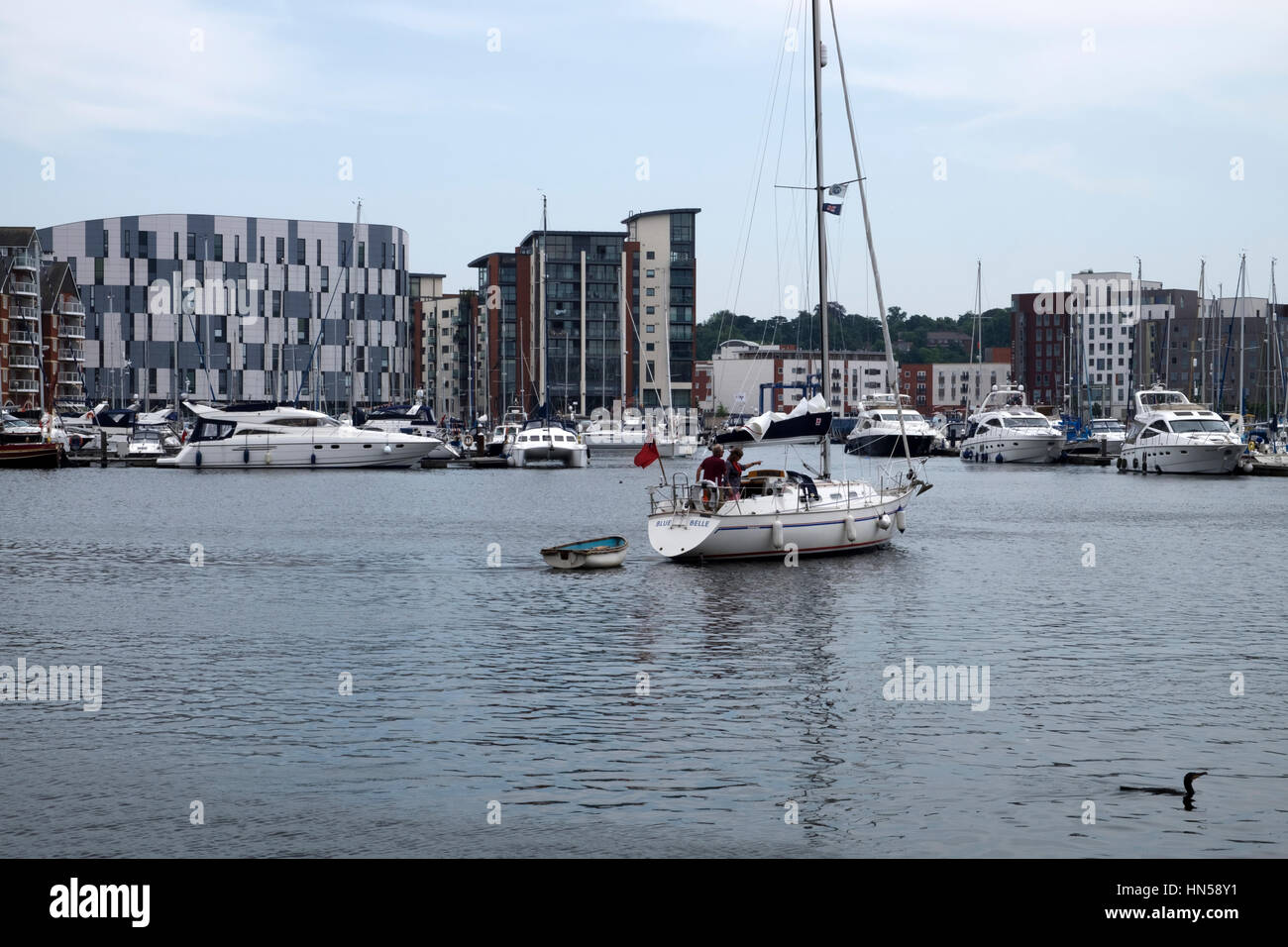 Darsena. Ipswich, Suffolk, Regno Unito. Foto Stock