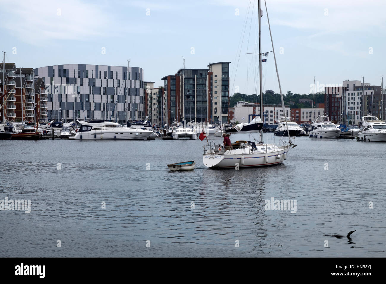 Darsena. Ipswich, Suffolk, Regno Unito. Foto Stock