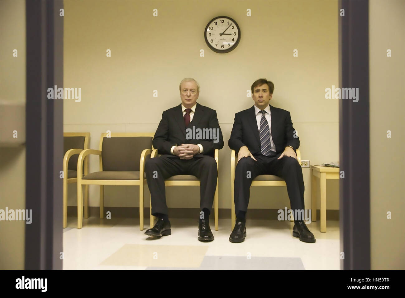 Il Meteo uomo 2005 Paramount Pictures film con Michael Caine a sinistra e Nicholas Cage Foto Stock