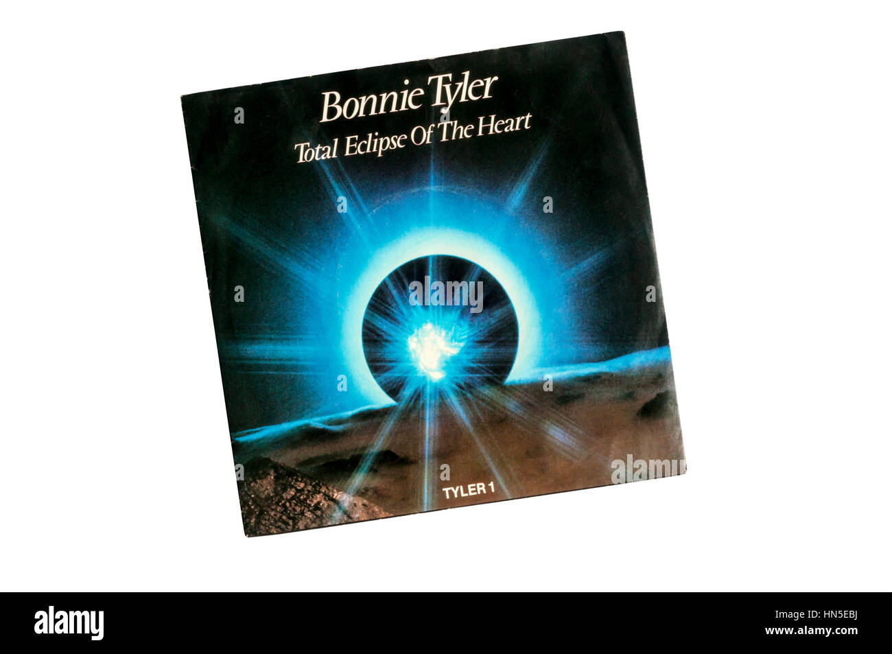 Eclissi totale del cuore è stato registrato dalla cantante gallese Bonnie Tyler per il suo album in studio più velocemente rispetto alla velocità di notte. Uscito come singolo nel 1983 Foto Stock