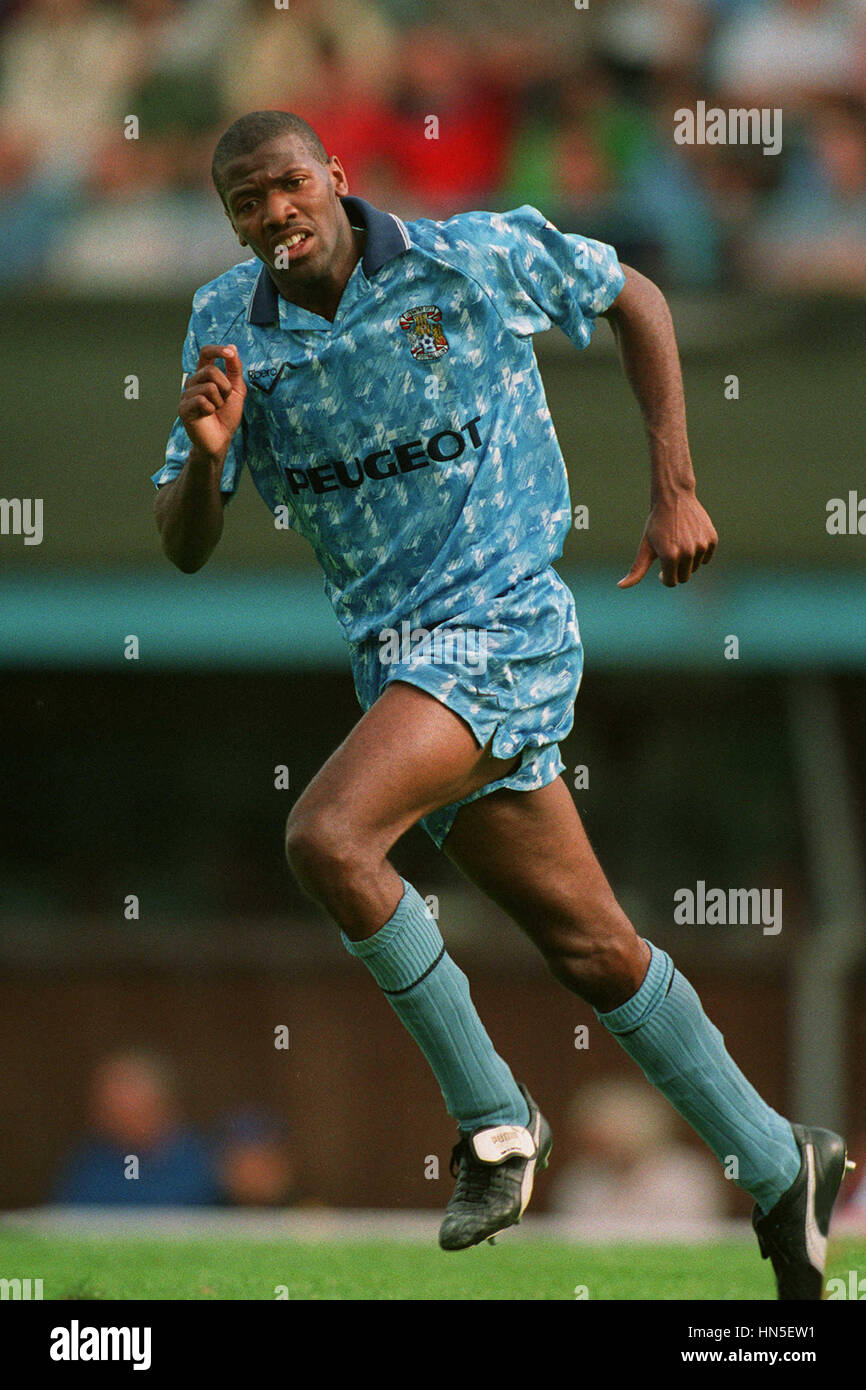 JOHN WILLIAMS .. COVENTRY CITY FC 17 Agosto 1992 Foto Stock