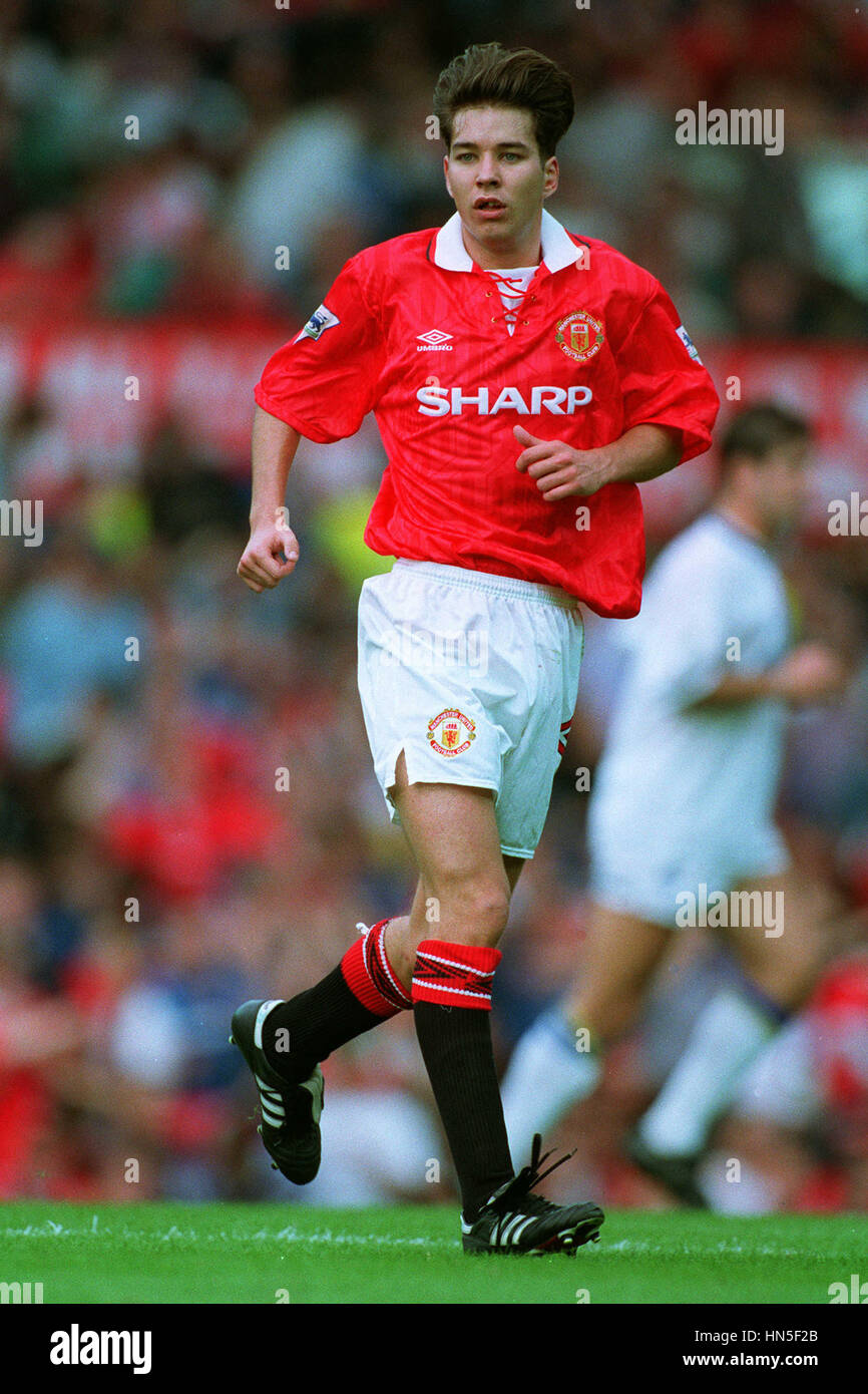 DARREN FERGUSON MANCHESTER UNITED FC 07 Settembre 1992 Foto Stock