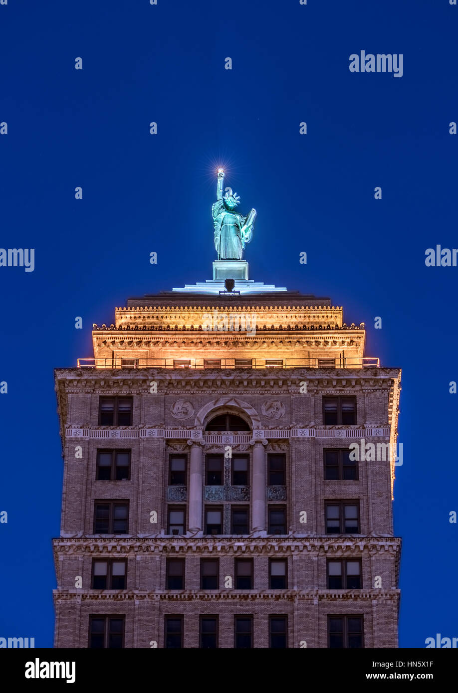 Edificio in stile Liberty in Lafayette Square, Buffalo, New York, Stati Uniti d'America. Foto Stock