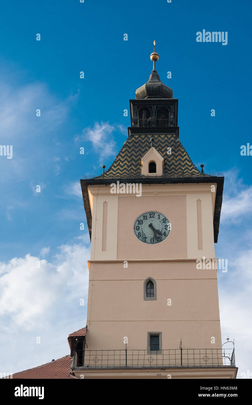 Museo di Storia Torre in Brasov, Transilvania, Romania Foto Stock