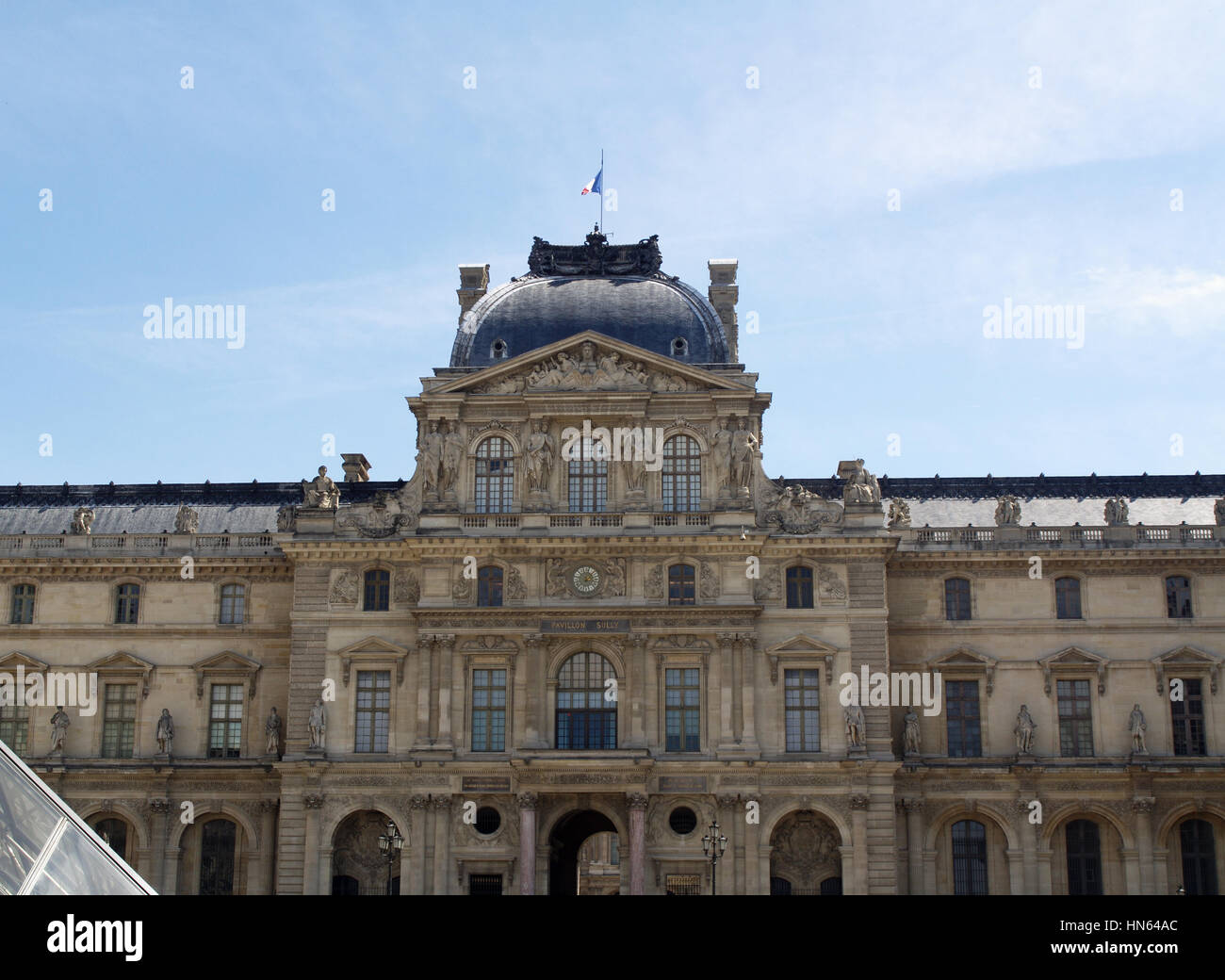 Pavillon Sully a Louvre Art Gallery, Parigi, Francia Foto Stock