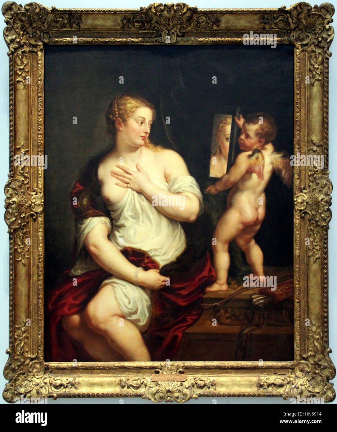 0 Vénus et Cupidon - P.P. Rubens - Musée Thyssen-Bornemisza (1) Foto Stock
