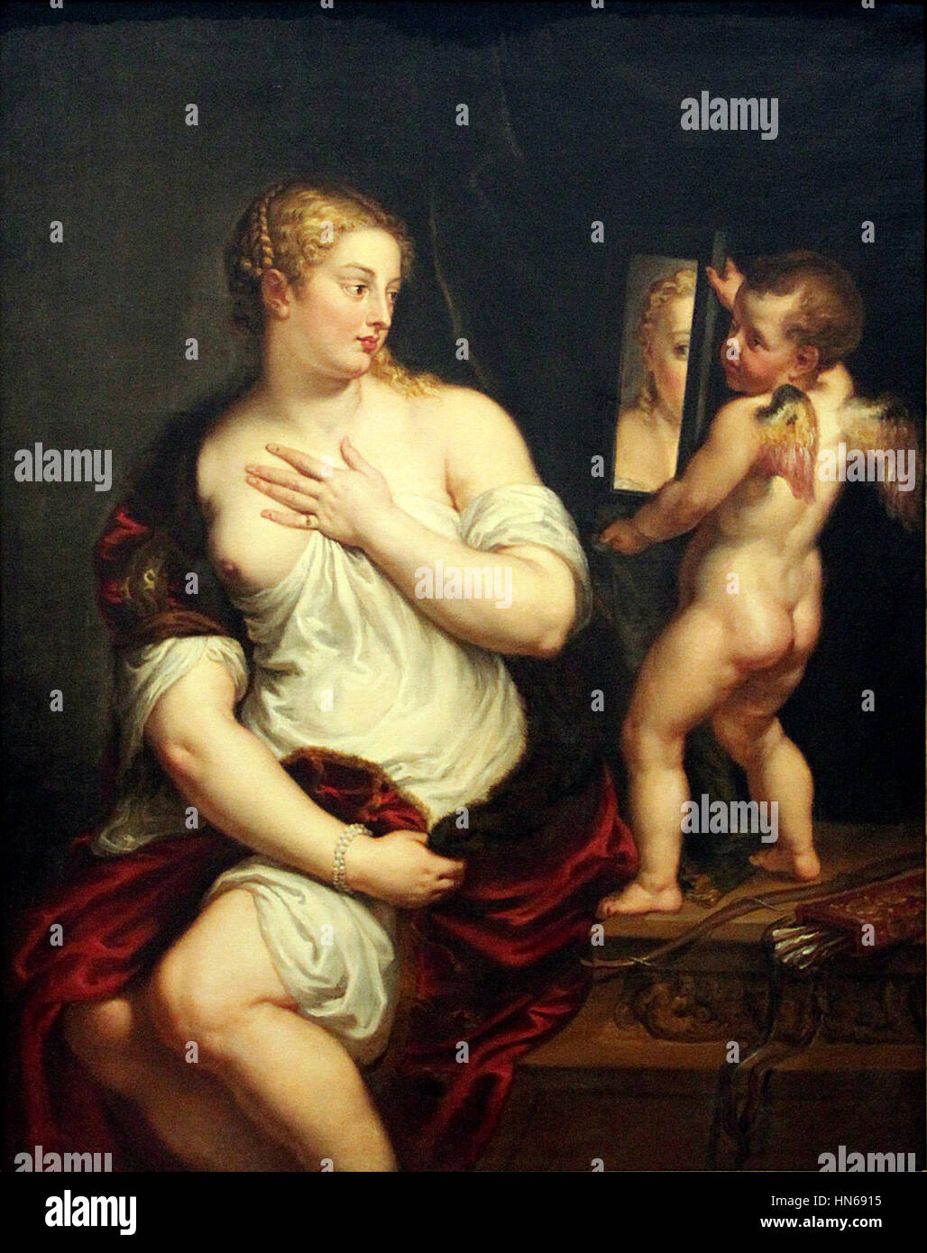 0 Vénus et Cupidon - P.P. Rubens - Musée Thyssen-Bornemisza (2) Foto Stock
