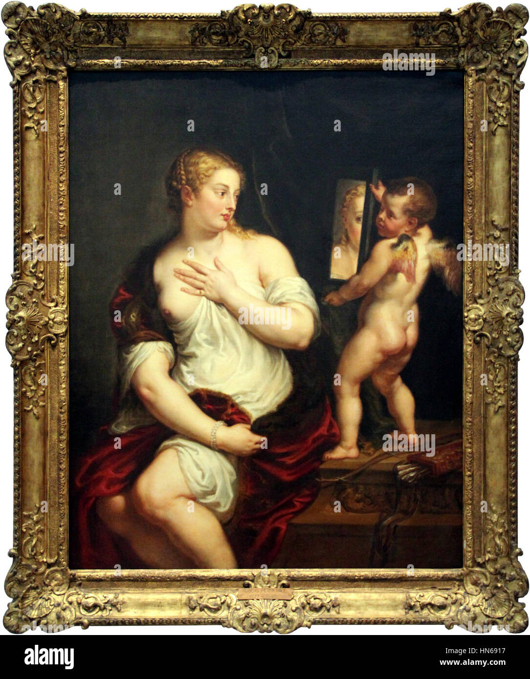 0 Vénus et Cupidon - P.P. Rubens - Musée Thyssen-Bornemisza (3) Foto Stock