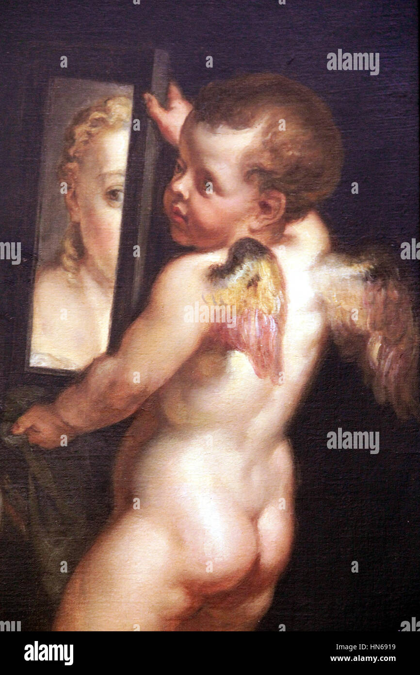 0 Vénus et Cupidon - P.P. Rubens - Musée Thyssen-Bornemisza (5) Foto Stock