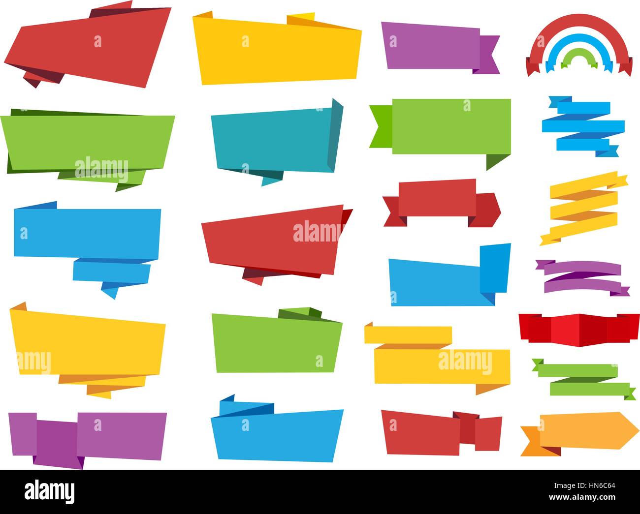 Vettore, Banner, etichetta, nastro, Tag, un badge adesivo Illustrazione Vettoriale